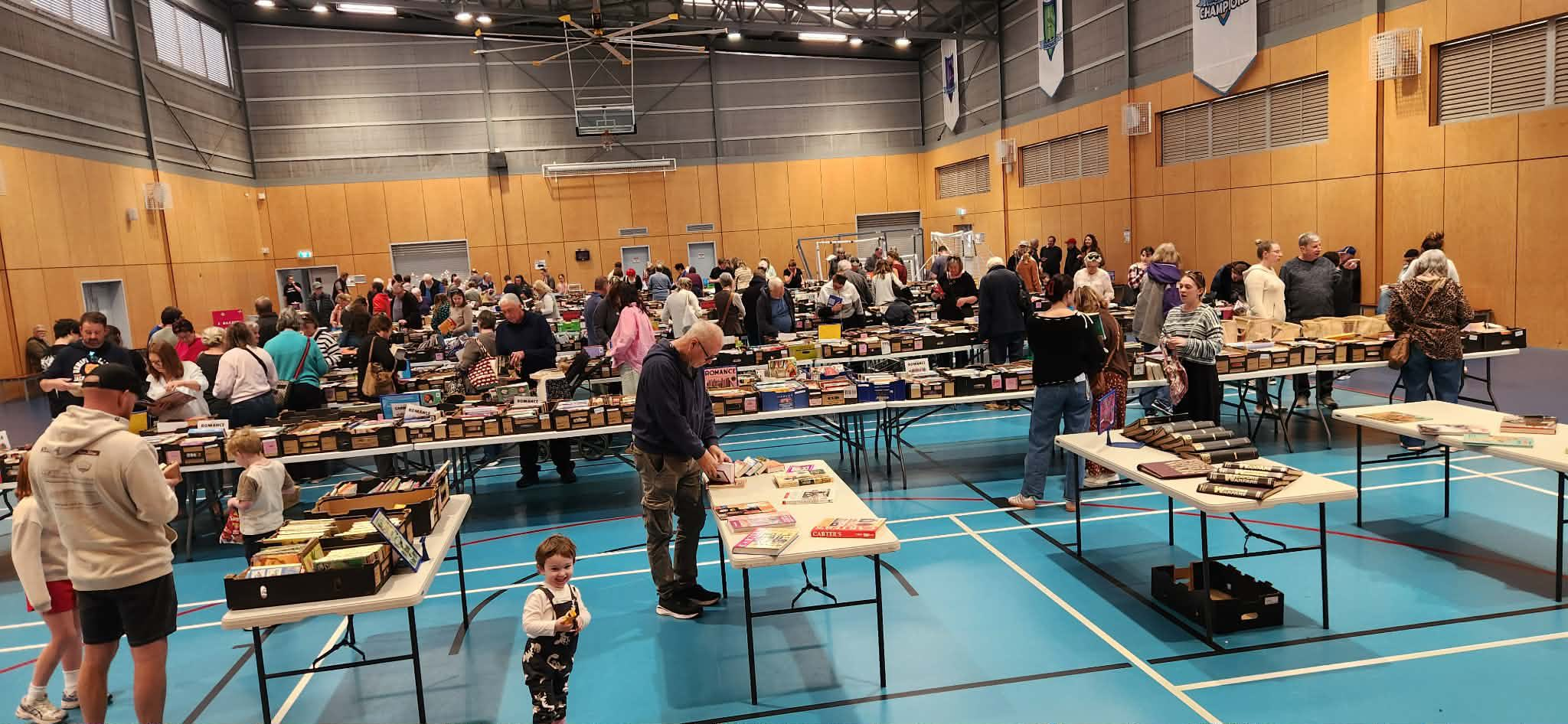 Our annual book sale
